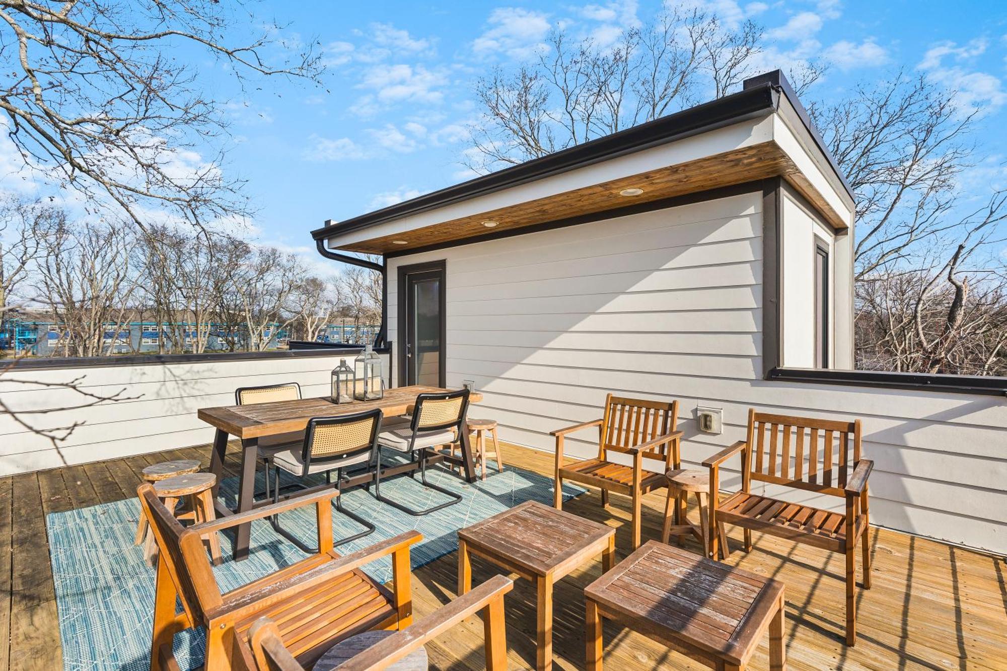 Modern Luxury Rooftop Deck, 3 Mi To Downtown Нашвил Екстериор снимка